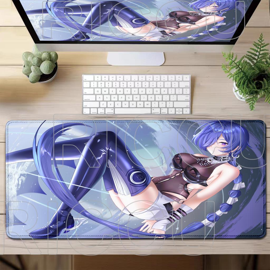 Tapis de Souris XXL Impression HD Set de Table Zenless Zone Zero ZZZ Promeia Accessoires PC kawaii Fille Anime Tapis de Souris Bureau Tapis de Bureau
