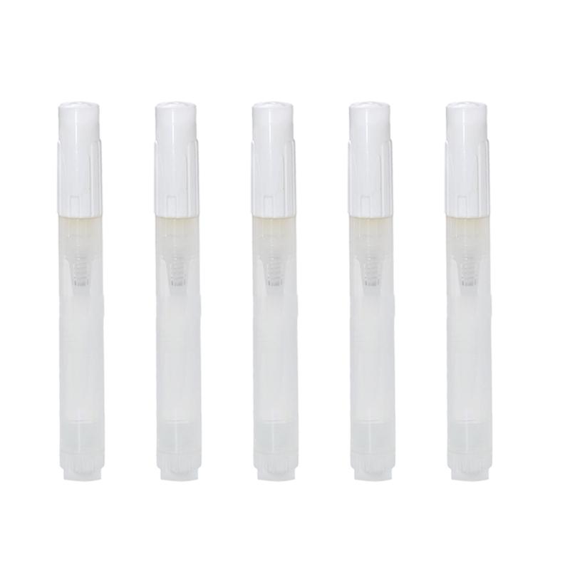 

5 Pcs Empty Refillable Paint Pen Empty Marker Blank Paint Marker Empty Acrylic Paint Marker Clear Refillable Pen Empty