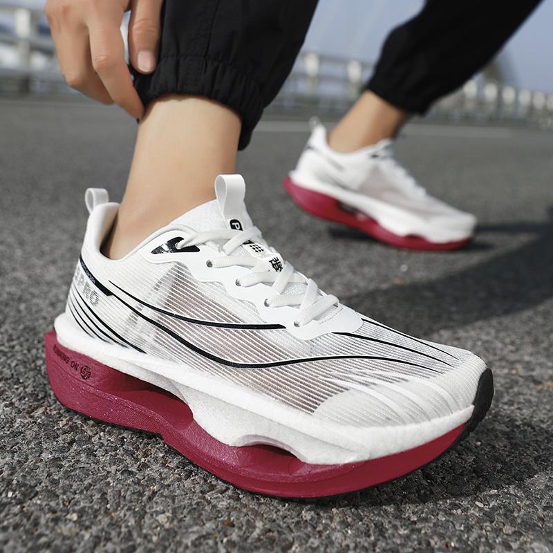 New Men'S Sneakers Thick Bottom Cushioning Running Shoes Athletic Training Carbon Plate Jogging Shoes Women'S Tennis Shoes