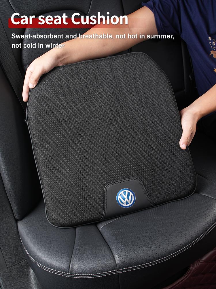 Car Breathable Ice-Silk Booster Height Increasing Seat Cushion Auto Interior For VW Jetta Beetle Golf Tiguan Sharan Touran ze5