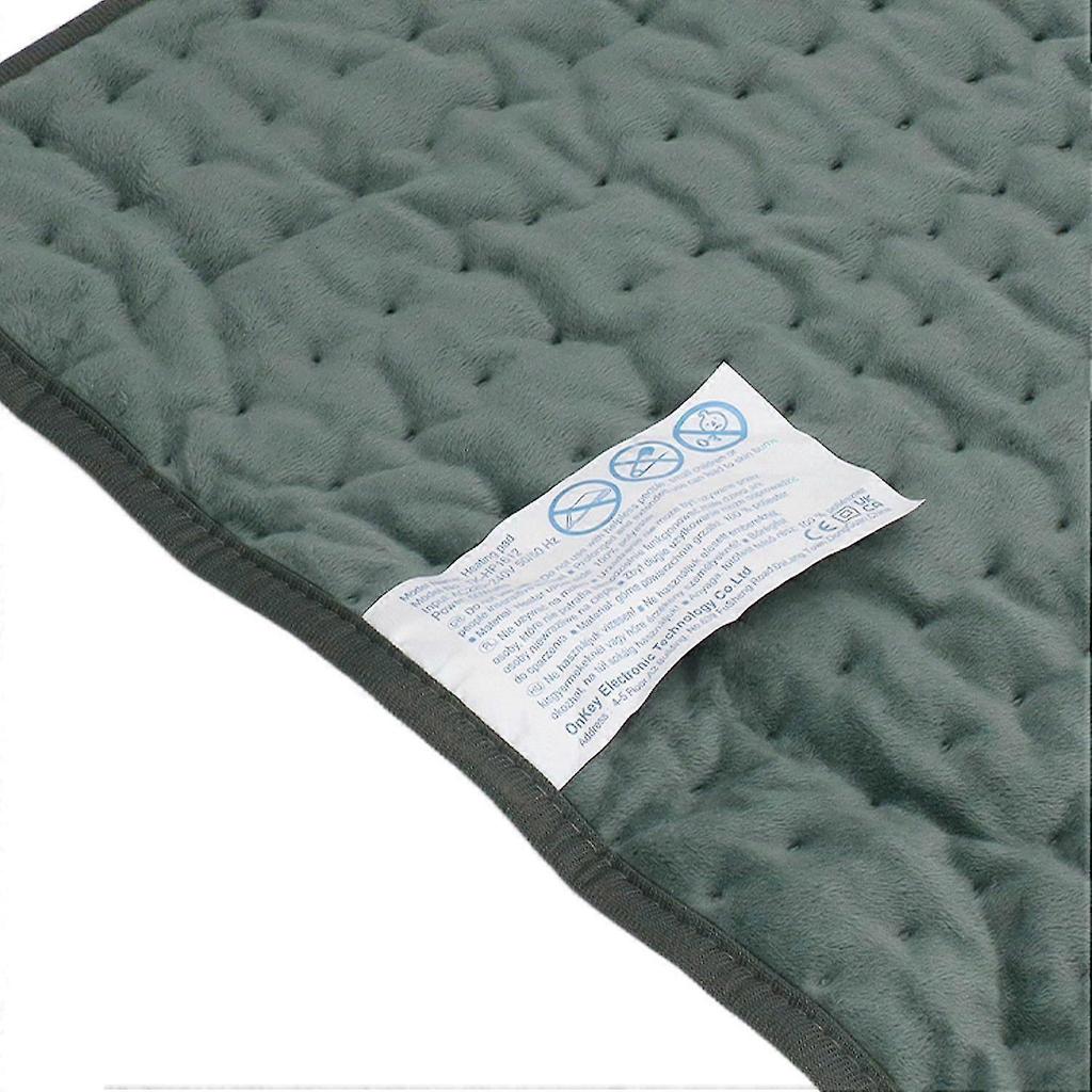 Electric Heating Pad 6 Level Temperature Adjustment Intelligent Timing Soft Warm Plush Heating Pad U