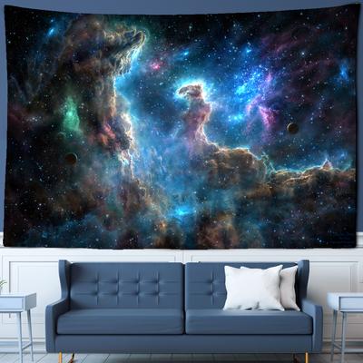 Starry Sky Galaxy Tapestry Fantasy Cloud Cover Wall Hanging Bohemian Hippie Witchcraft Art Dormitory Decoration