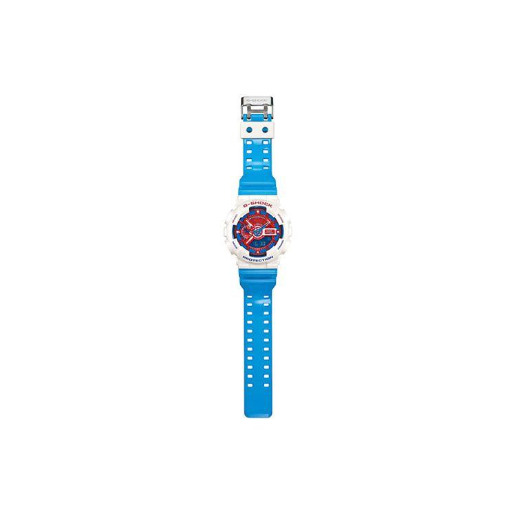 G-Shock Youth Series Limited Edition Captain America Waterproof Sports Quartz Watch Men Watches White Blue GA-110AC-7A