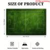Soccer Football Field Heat Resistant Washable Table Placemats Kitchen Dining Decor 4 Piece Set
