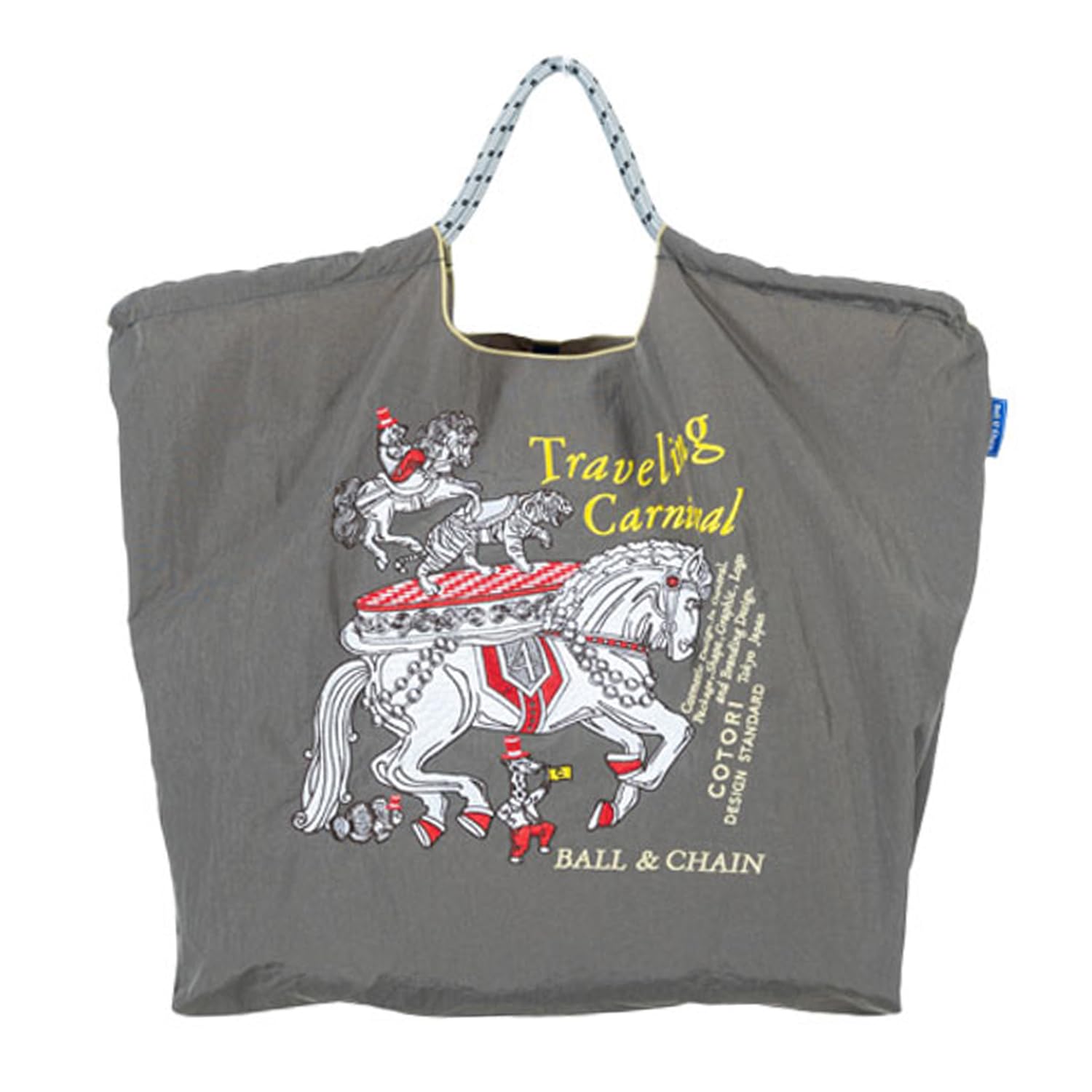 

Ball and Chain Genuine L Size Carnival Shopping Bag 321105 [Ball & Chain] C.CARNIVAL (L, C.CARNIVAL/C.GRAY) чорний