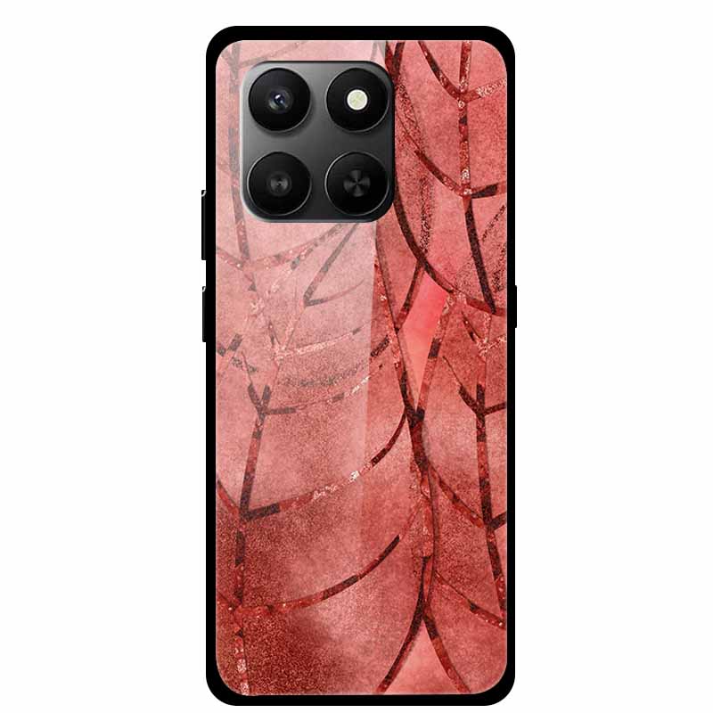 Glass Back Cover For Honor 200 Pro 5G Case Marble Hard Tempered Glass Case For Honor play 10T 400 Smart 5G Case 6.77" Shell Para
