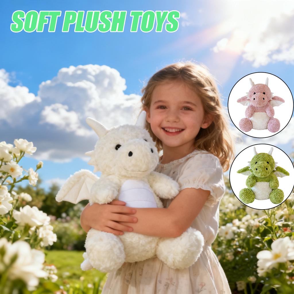 Christmas Gift Cute Dragon Plush Toy Dinosaur Doll Children's Sleeping Pillow Plush Toy