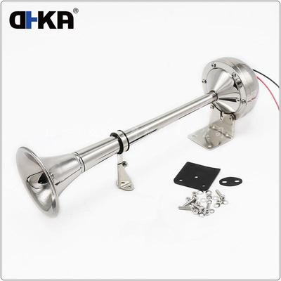 DHKA Klaxon Électrique Haut de Gamme en Acier Inoxydable 12V pour Voitures, Bateaux & Yachts