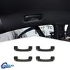 Capa da Alça de Apoio Superior do Teto Moldura de Acabamento para Dodge Charger Fibra de Carbono