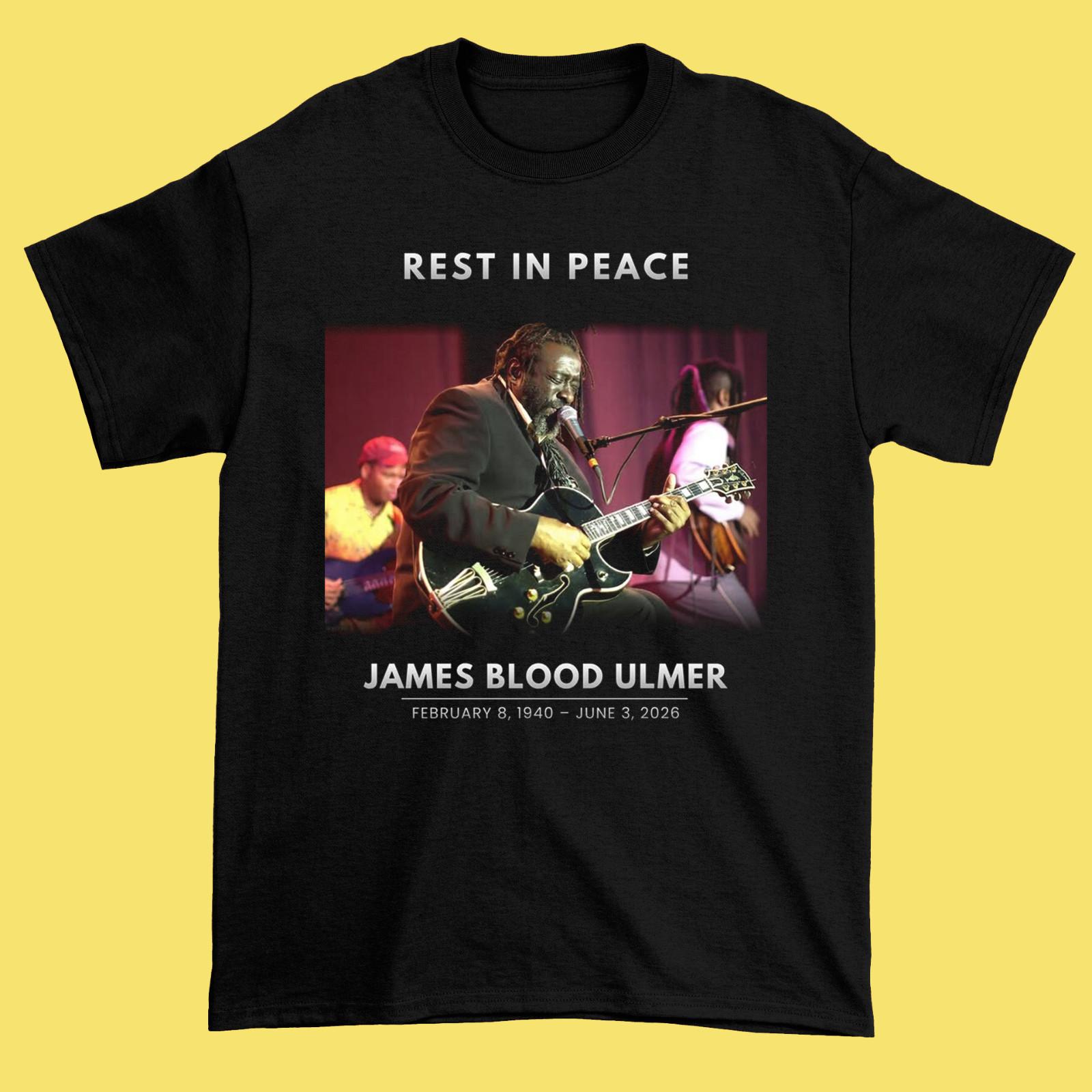 James Blood Ulmer Black Cotton Shirt All size S-5XL Unisex L731 S
