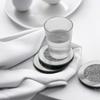Glänzender zerknitterter Tassenuntersetzer Wärmeisolierender Teeuntersetzer Glasmatte Kaffeetassenuntersetzer Küche