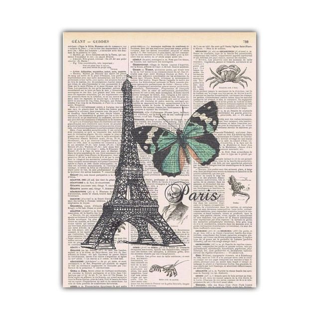 

Ретро искусство европейские живописные места архитектура пейзаж холст картина настенное искусство постер офис гостиная украшение дома фреска без рамки 21*30cm No Frame