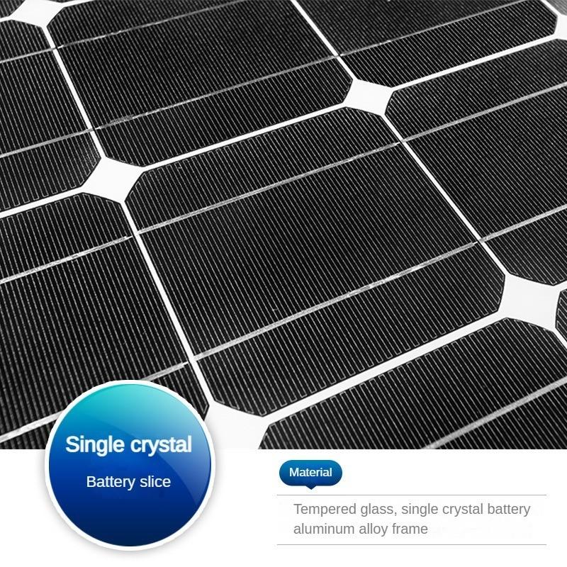 New Flexible Solar Panel 18V Household Photovoltaic Module Single Crystal Solar Panel Power Generation System