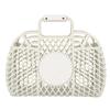 FENDI 8BH389 Medium basket bag Handbag whiteUsed