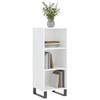 VidaXL Buffet blanc brillant 34,5x32,5x90 cm bois d'ingénierie 828758