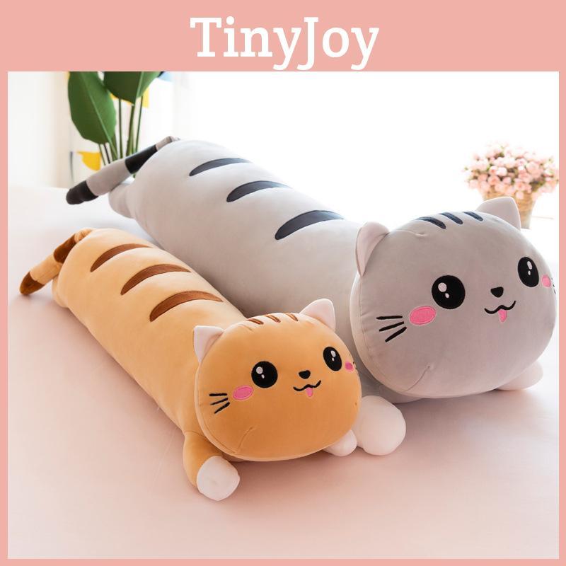 Long Cat Plush Toy Pillow Kids Birthday Gift Home Decor