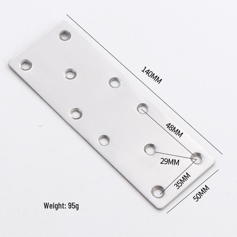 90° L-Shaped Stainless Steel Angle Bracket for Furniture and Shelves