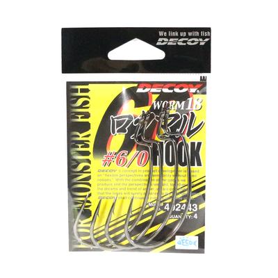 Decoy Worm 18 Wide Gap Offset Worm Hooks Size 6/0 (2443)