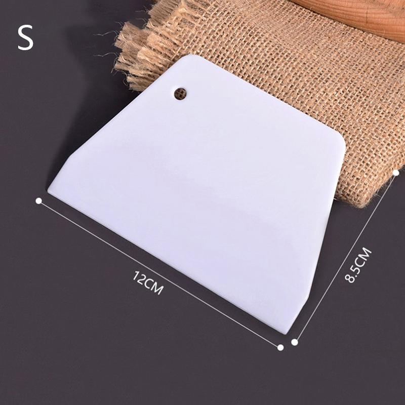 Plastik Kuchenschaber Creme Schneidemesser Artefakt Haushalt Halbkreis Schaber Schneider Backwerkzeuge Utensilios Para Repostería