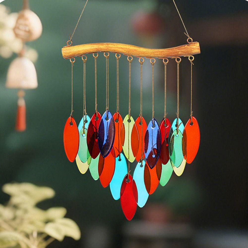 Creative Fish Shaped Wind Chime Shell Light Collection Pendant  Beach Parties