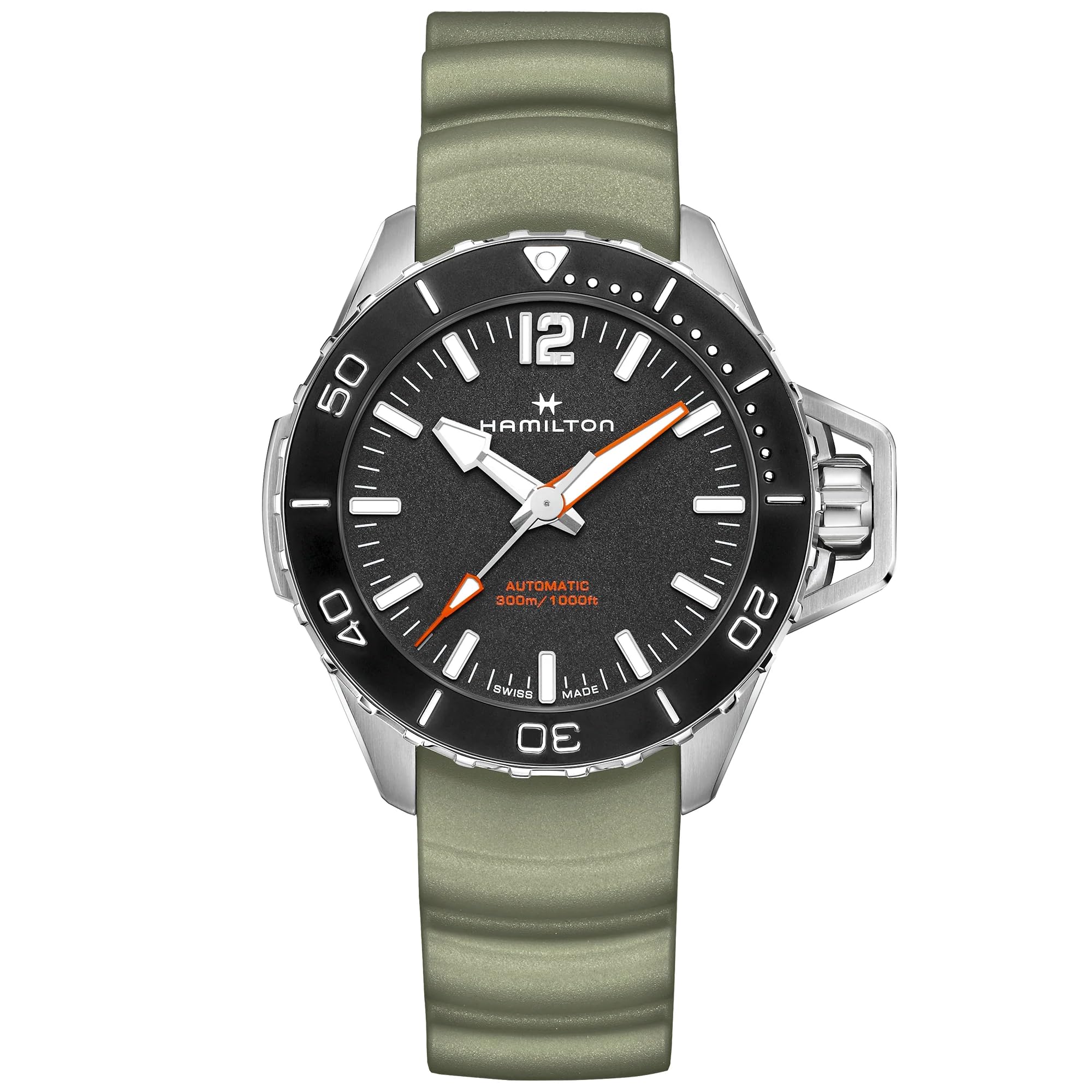 

HAMILTON Watch Genuine Warranty Khaki Navy Open Water Auto Mechanical Automatic Winding H77825331 Gent Imported [Hamilton] [Regular Product]