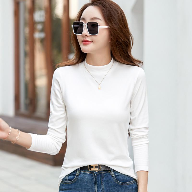 

Женская однотонная бархатная водолазка с длинным рукавом - универсальный, элегантный топ на осень/зиму 2XL