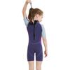 Traje de Neopreno Infantil de Manga Corta de 2.5MM: Mono Cálido y Protegido del Sol para Buceo de Otoño/Invierno y Seguridad contra Medusas