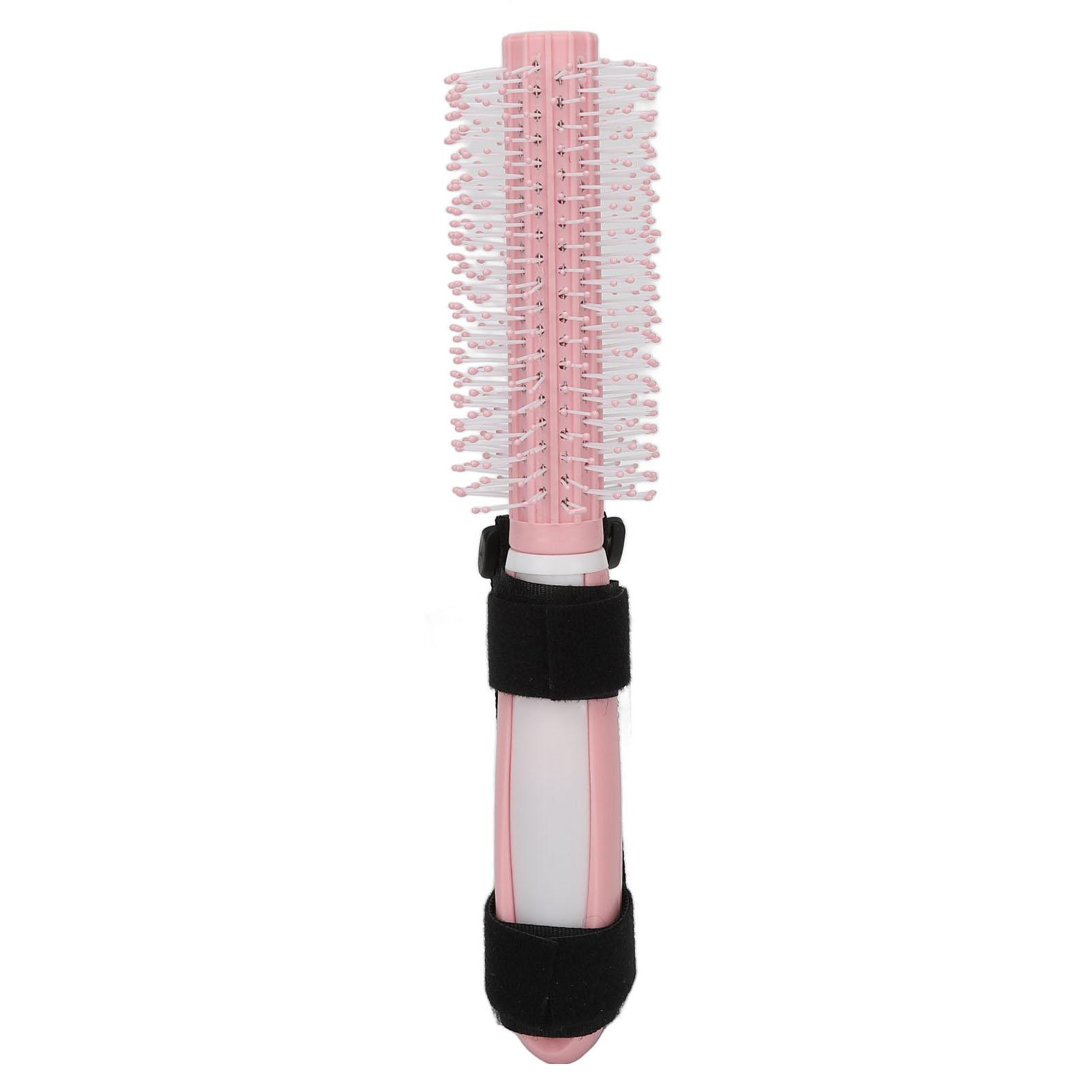 

Handicapped Auxiliary Comb Portable Plastic Handle Comb Hair Brush for Elder People