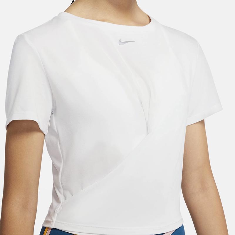 Nike Dri Fit Set In Sleeve T Shirt Women's White DD4922-100