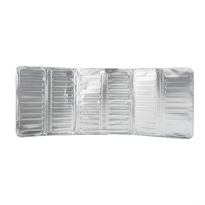 MultiFunctional Splash Cover for Kitchen and Outdoor Use Heat Resistant Aluminum Foil Three Sided Structure Panel