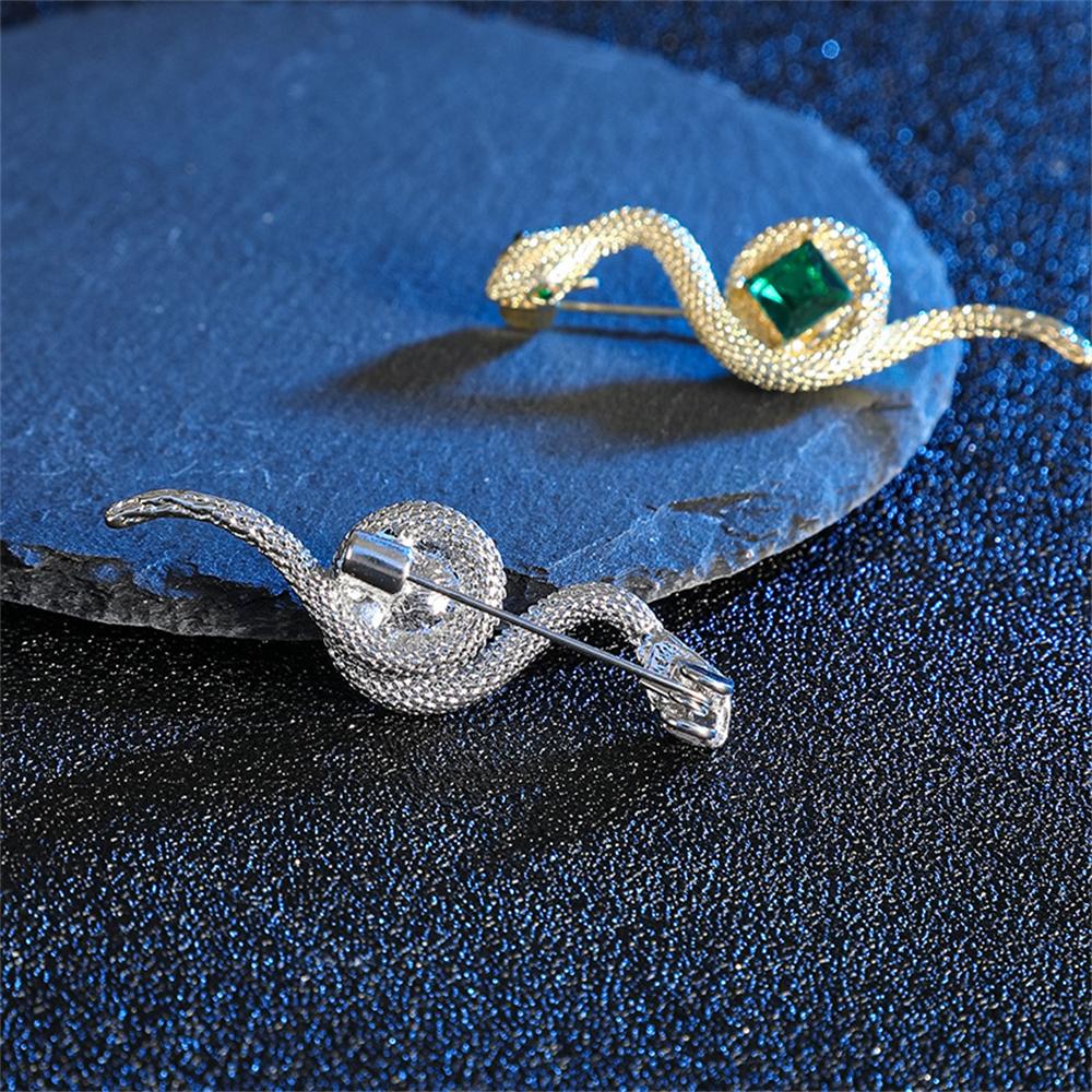 1 pièce Broche Serpent Broches Animal Simulation Rétro Broches Pins Accessoires de Mode Femmes Hommes
