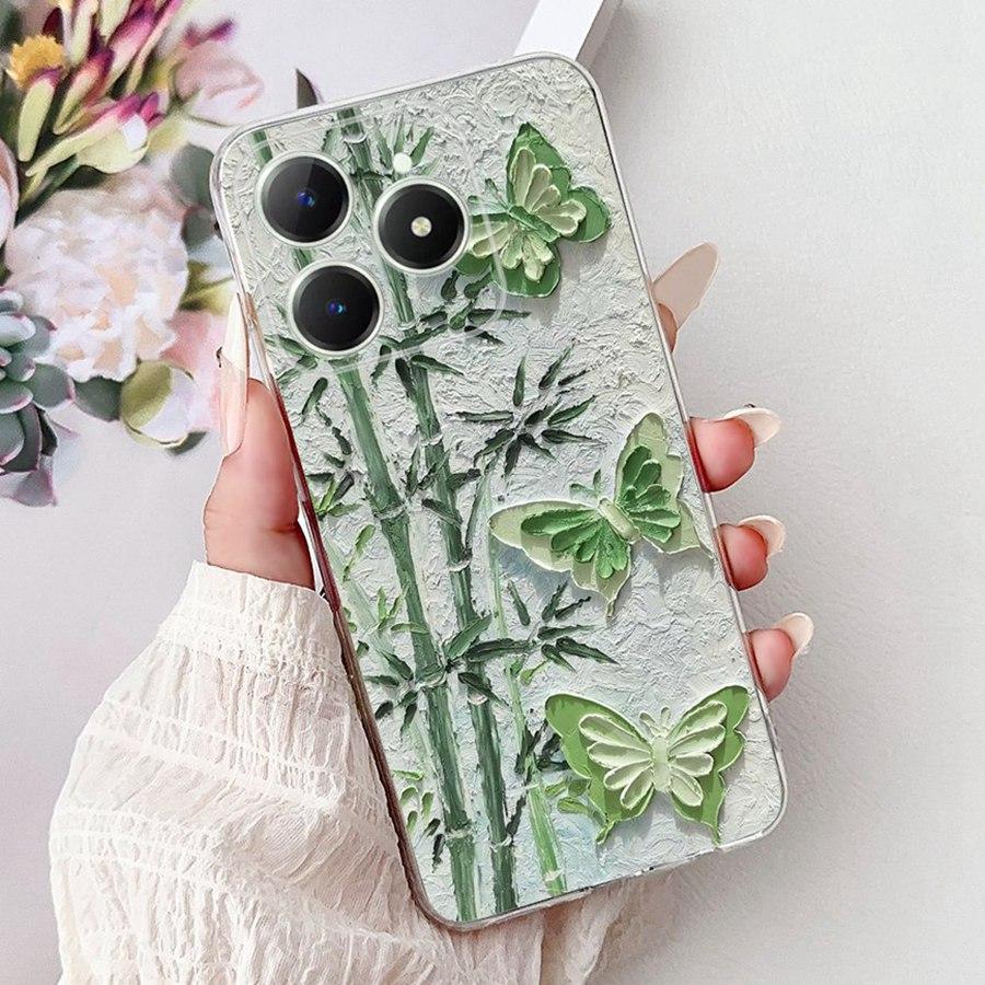 For OPPO Realme C61 C63 Case C 61 RMX3939 New design TPU Soft Silicone Shockproof Coque Funda For RealmeC63 C6 1 Phone Cover