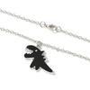 Pendant Necklace Dinosaur Ins Hip Hop Jewelry Long Electroplating Couple Necklace for Friend