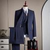 Luxury Men's Custom Suit Set - Tencel Cotton Wool Blend, Fine Twill Fabric, Business Formal Wear.