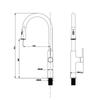 Tuqiu Grey Pull Out Kitchen Faucet Brass Black Sink Faucet Mixer Tap 360 Degree Rotation Torneira Cozinha Mixer Taps Kitchen Tap