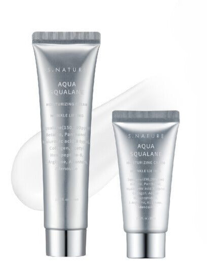 S. NATURE Aqua Squalane увлажняющий крем 60 мл специальный набор
