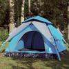 Camping Tent - vidaXL - 4 Persons - Waterproof - Quick Release System - Blue