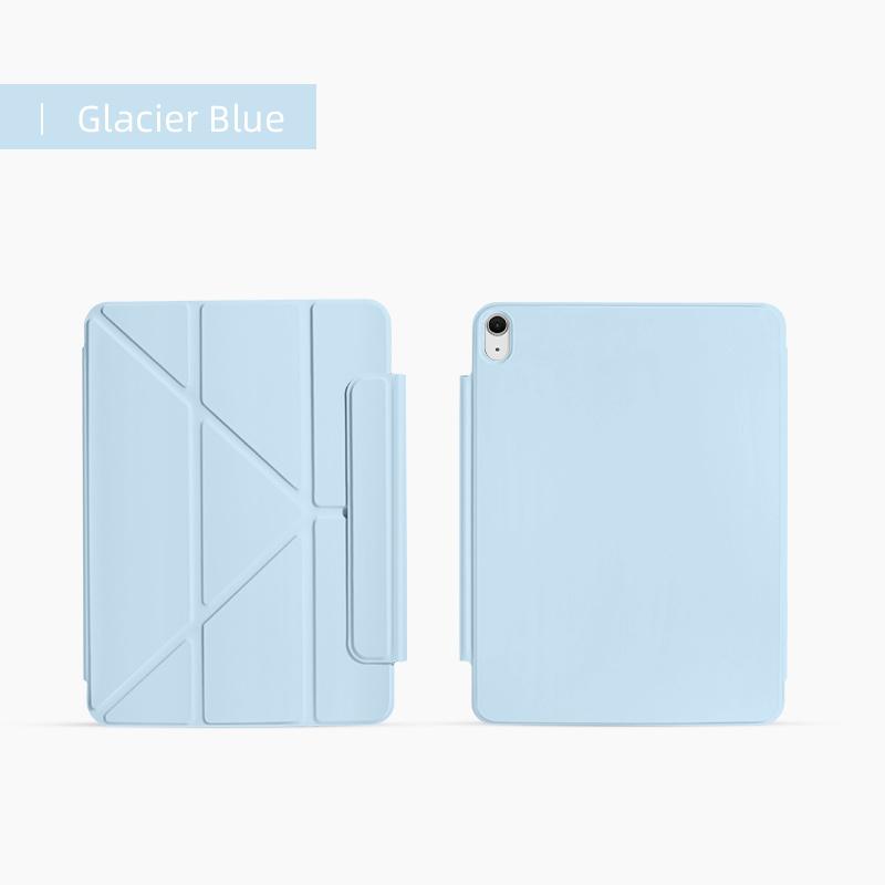 Case for iPad 10/11th! Magnetic Closure Double-Sided Folio, Y-Fold Multi-Angle, Auto Wake/Sleep Smart Cover