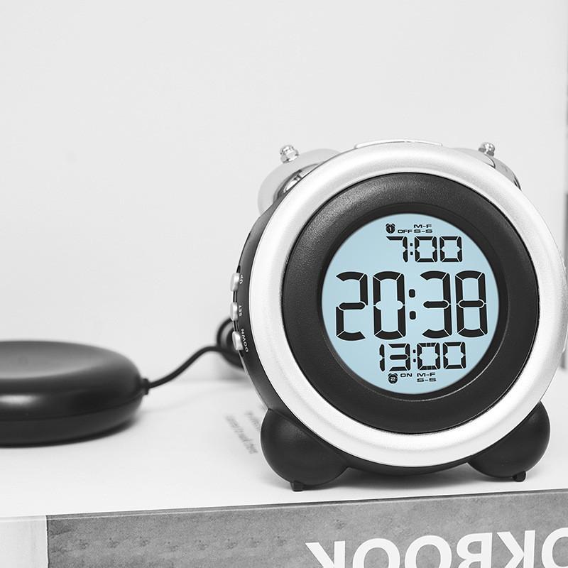 Modern Minimalist Digital Alarm Clock With Night Light And Calendar For Bedroom Decor