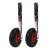 10 Inch Inflatable Boat Launching Wheels 600 LBS Capacity Removable Transom Launching Dolly Wheels Kit with Quick