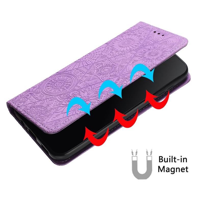 For Xiomi Redmi 9 9A 9T Case Mandala Totem Pattern Leather Flip Magnet Case for Etui Xiaomi Redmi 9 9T 9A 9C NFC 9AT Phone Cover