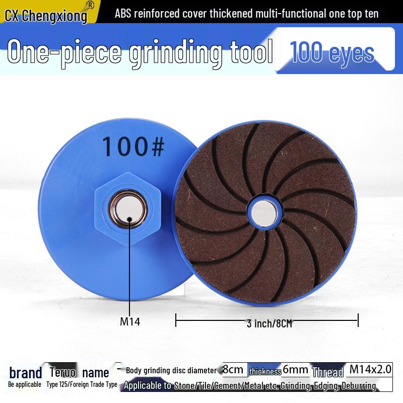 One-Piece Marble Stone Tile Polishing & Deburring Grinding Wheel for Angle Grinder