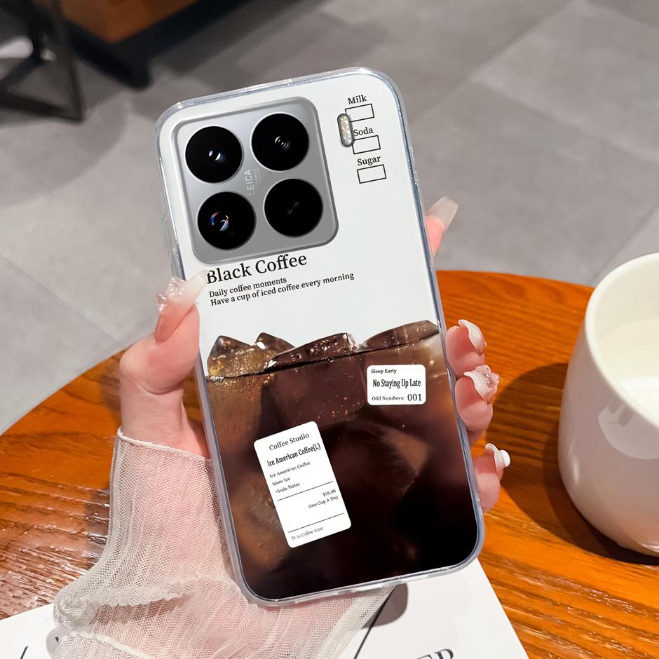 Cute Flower Case For Xiaomi 15 Pro Ultra Clear Soft Silicone Protective Bumper Cover For Xiaomi15Pro 15Ultra Anti Scratch Fundas
