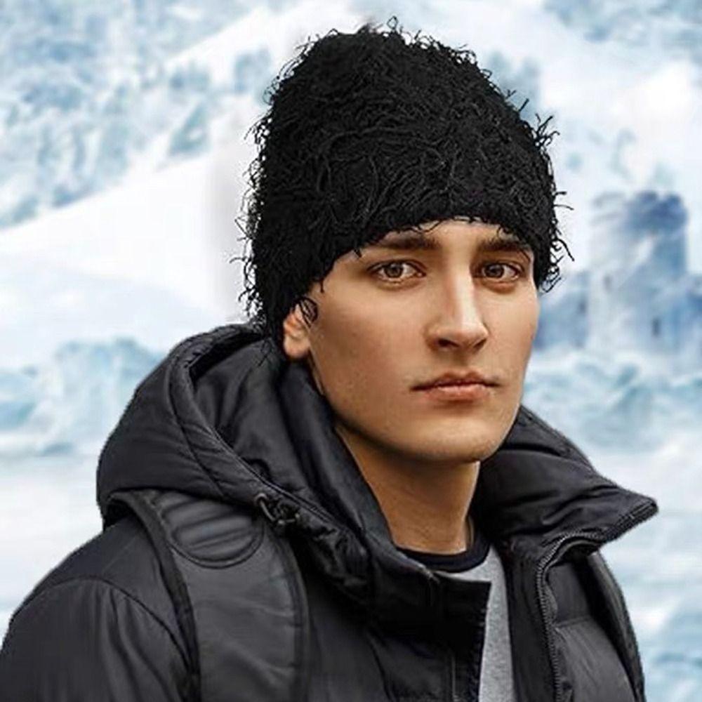Thickened Autumn Winter Hats Soft Beanie Caps Fashion Warmer Bonnet