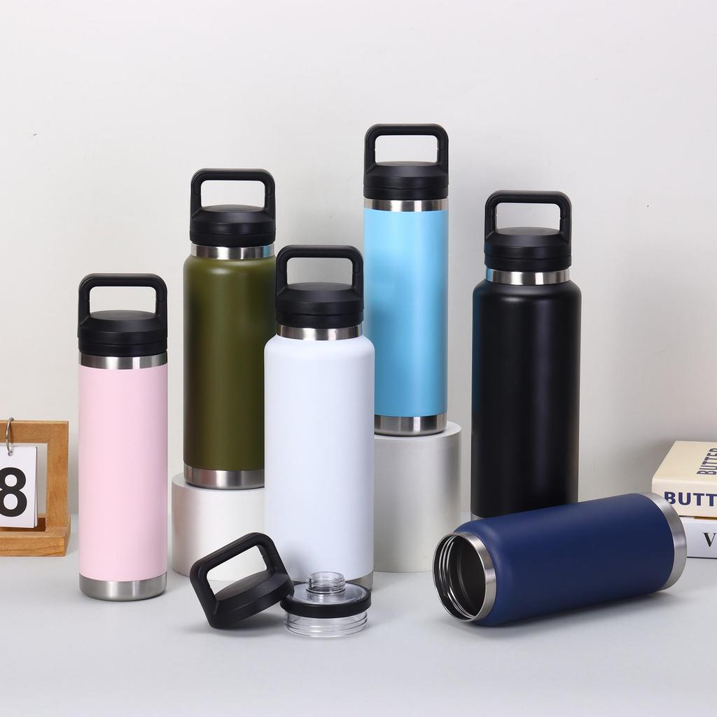 Stanley 304 Stainless Steel Sports Water Bottle with Double Lid and Vacuum Insulation