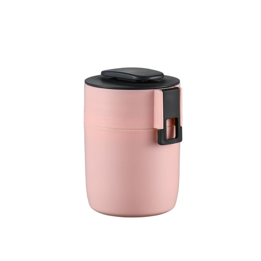 Removable Liner Insulated Breakfast Cup Double Layer Thermal Food Container  Winter