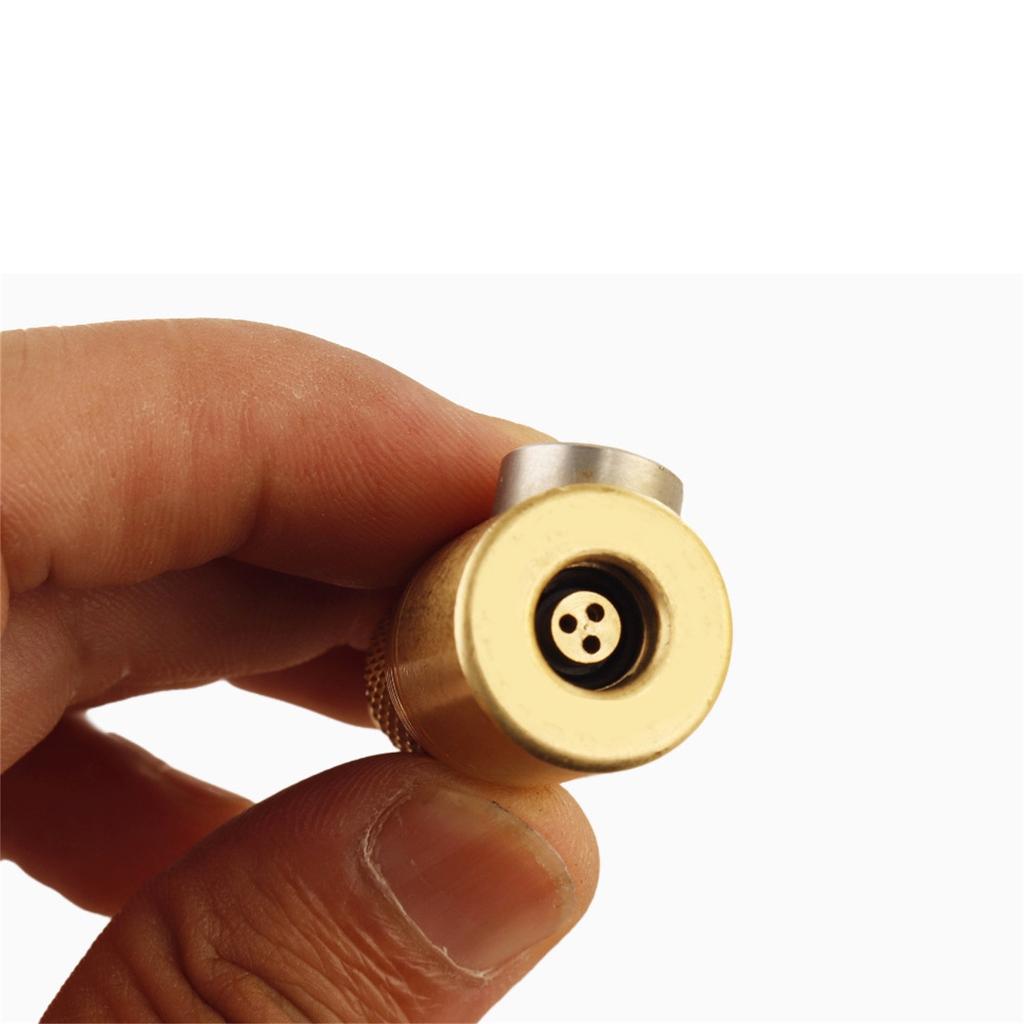 Tire Inflation Tip, Brass Tire Inflation Tip With Automatic Retaining Device And Push Button,Bore 8 Mm