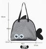 Large Capacity Mesh Beach Tote Bag for Outdoor Use