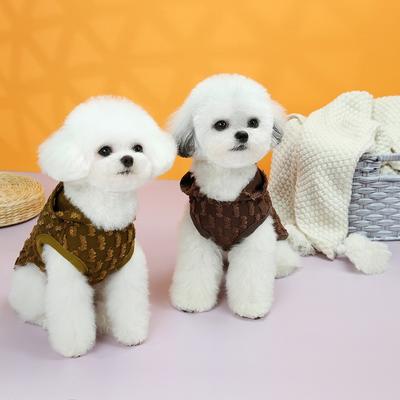 Welpen Hundebekleidung Haustierbekleidung Frühling Sommer Dünn Kleiner Hund Katze Teddy Bigbear Yorkshire Kapuzenweste