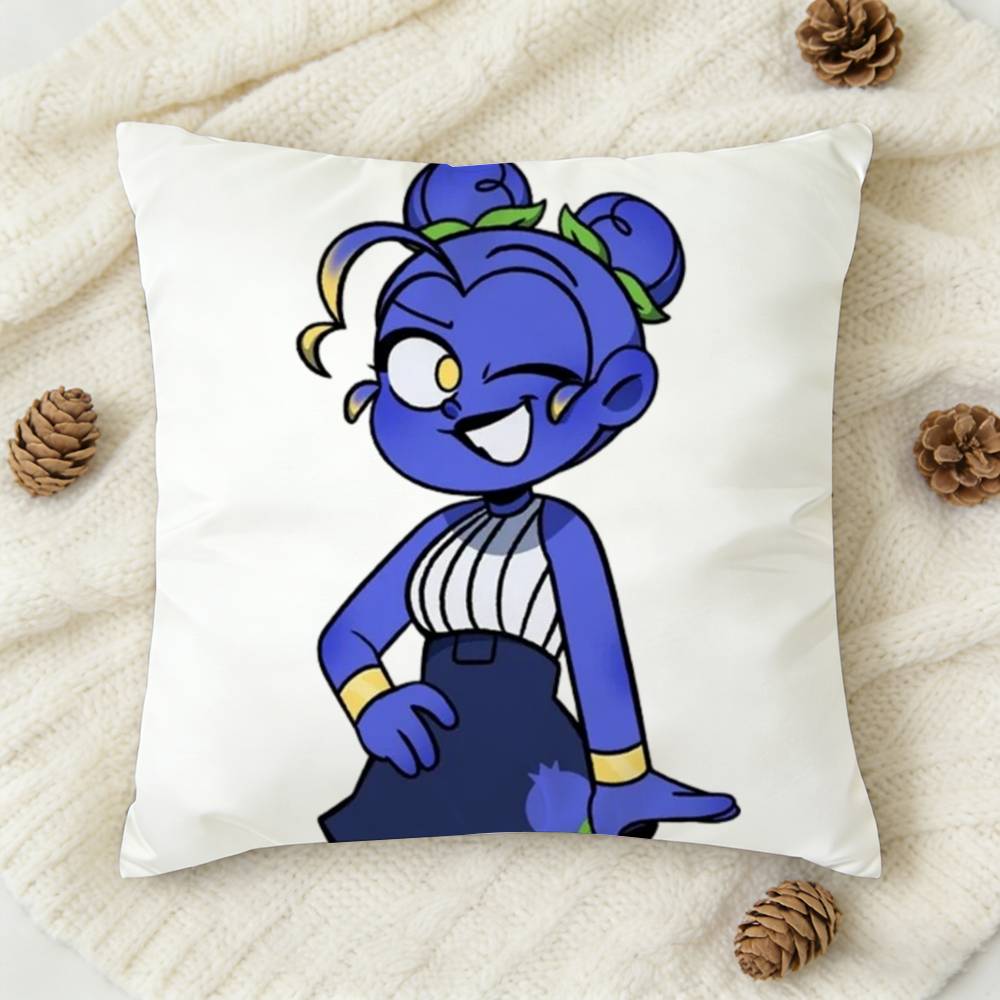 Mundo Do Torajo Anime Double-Sided Printed Square Decorative Cushion Cover For Sofa Living Room Home Decor